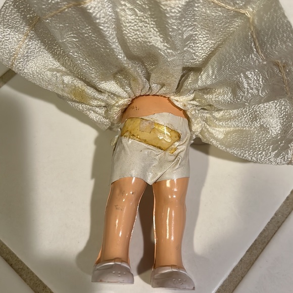 Vintage Small Standing Doll (Movable Eyes And Arms ) 5.5 Inches Tall - Picture 8 of 12